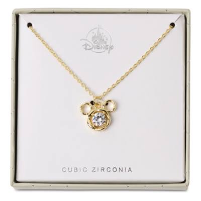 Mickey Mouse Icon Crystal Necklace