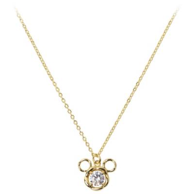 Mickey Mouse Icon Crystal Necklace
