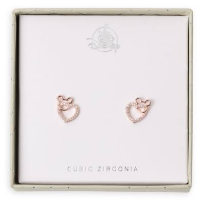 Mickey Mouse Icon and Heart Earrings