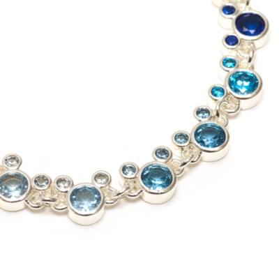 Mickey Mouse Silvertone Slider Bracelet