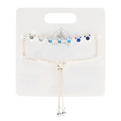 Mickey Mouse Silvertone Slider Bracelet