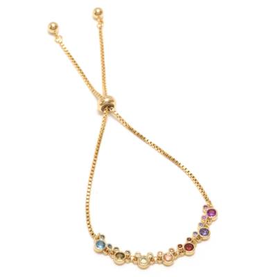 Mickey Mouse Goldtone Slider Bracelet