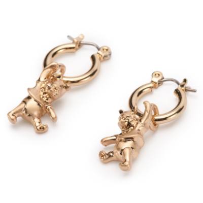 Winnie the Pooh Hoop Earrings
