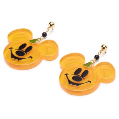 Mickey Mouse Jack-o'-Lantern Earrings