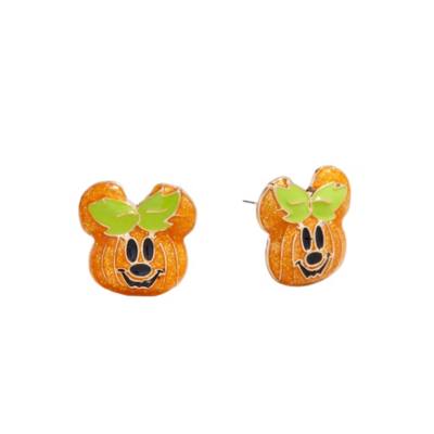 BaubleBar Minnie Mouse Jack-o&rsquo;-Lantern Halloween Stud Earrings