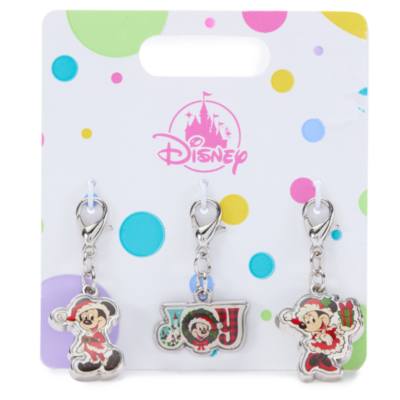 Mickey and Minnie Mouse Festive Charm Set