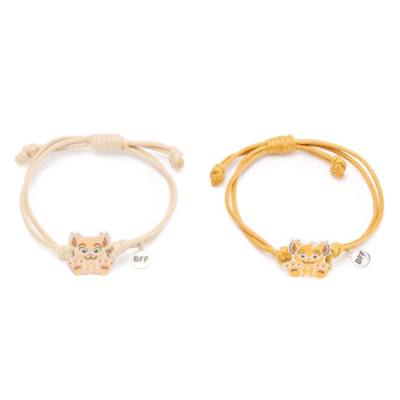 Simba and Nala Friendship Bracelets, Set of 2, The Lion King