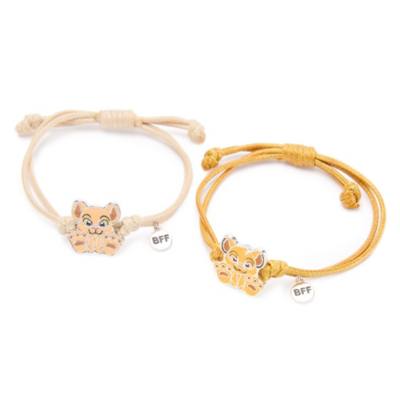 Simba and Nala Friendship Bracelets, Set of 2, The Lion King