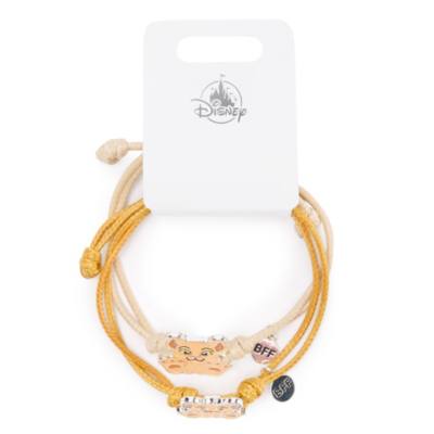 Simba and Nala Friendship Bracelets, Set of 2, The Lion King