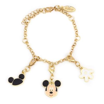 Mickey Mouse Charm Bracelet and Pouch Set