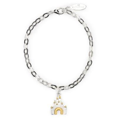 Disney Princess Castle Silvertone Bracelet