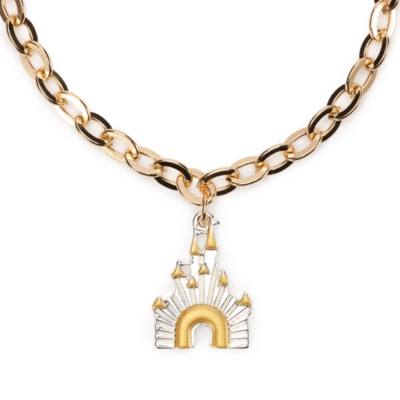Disney Princess Castle Goldtone Bracelet
