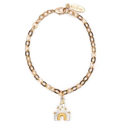 Disney Princess Castle Goldtone Bracelet