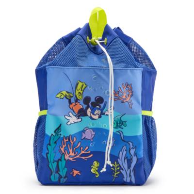 Sac &agrave; dos de plage Mickey avec cordon de serrage