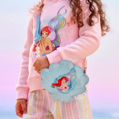 Sac La Petite Sir&egrave;ne &agrave; bandouli&egrave;re en forme de coquillage