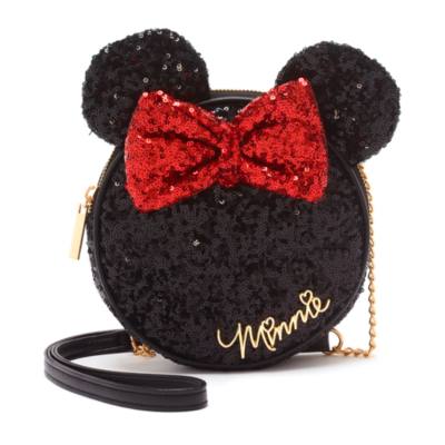Sac t&ecirc;te de Minnie &agrave; bandouli&egrave;re et sequins pour enfants