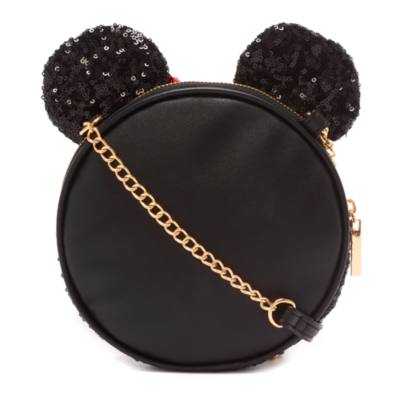 Sac t&ecirc;te de Minnie &agrave; bandouli&egrave;re et sequins pour enfants