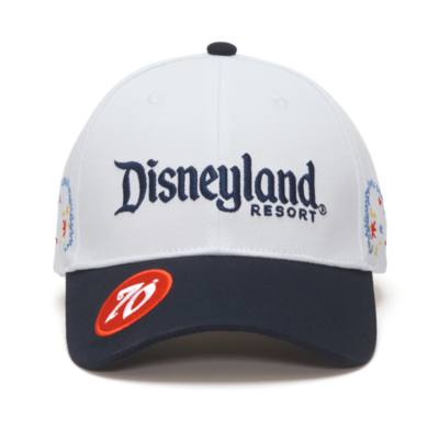 Skinnydip Disneyland 70th Anniversary White Cap for Adults
