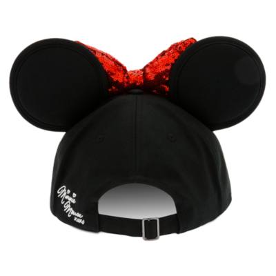 Minnie Mouse Baseball Ears Cap For Adults