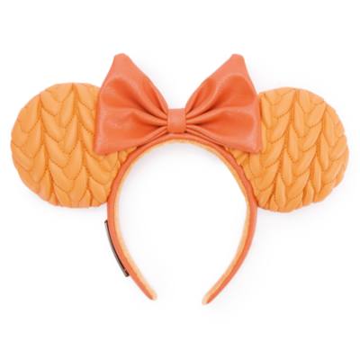 Loungefly Minnie Mouse Pumpkin Spice Ears Headband For Adults