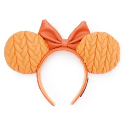 Loungefly Minnie Mouse Pumpkin Spice Ears Headband For Adults