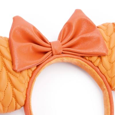 Loungefly Minnie Mouse Pumpkin Spice Ears Headband For Adults