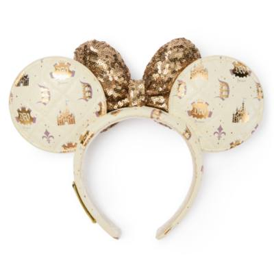 Minnie Mouse Ears Headband For Adults, Disneyland Resort 70th Anniversary Castle Collection