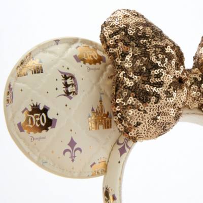 Minnie Mouse Ears Headband For Adults, Disneyland Resort 70th Anniversary Castle Collection