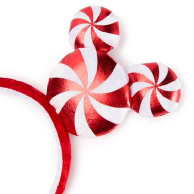 Mickey Mouse Peppermint Swirl Ears Headband for Adults