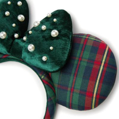 Minnie Mouse Plaid Ears Headband for Adults