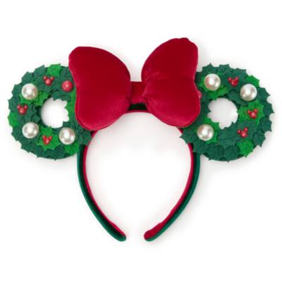 Minnie Mouse Wreath Ears Headband for Adults