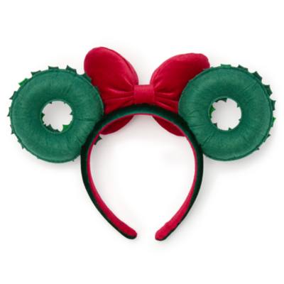 Minnie Mouse Wreath Ears Headband for Adults
