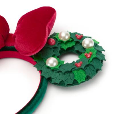 Minnie Mouse Wreath Ears Headband for Adults