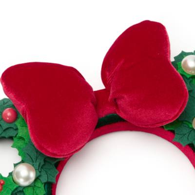 Minnie Mouse Wreath Ears Headband for Adults