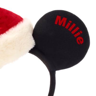 Cerchietto con orecchie adulti Topolino Babbo Natale