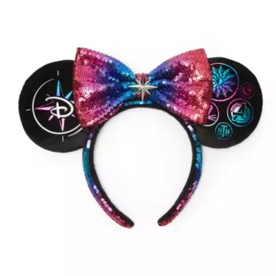 Cerchietto con orecchie con paillettes adulti Minni Disneyland Paris Adventure World