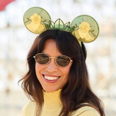 Diadema orejas Tiana para adultos, Tiana y el sapo