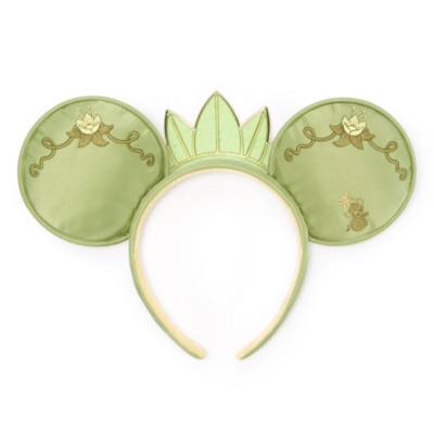 Diadema orejas Tiana para adultos, Tiana y el sapo