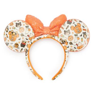Diadema orejas Halloween Minnie Mouse para adultos