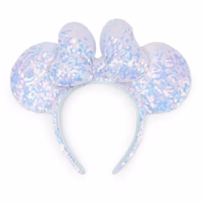 Minnie Mouse Sequin Candy Floss Ears Headband for Adults