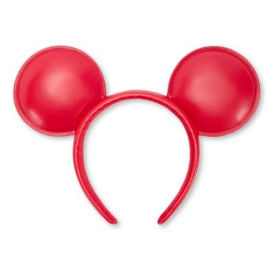 Serre-t&ecirc;te &agrave; oreilles de Mickey rouge pour adultes