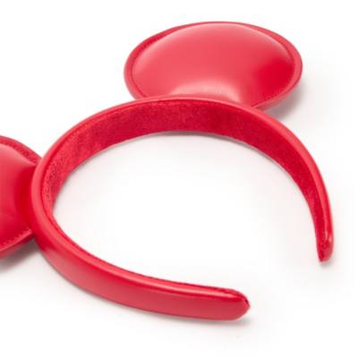 Serre-t&ecirc;te &agrave; oreilles de Mickey rouge pour adultes