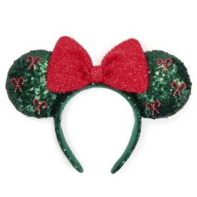 Minnie Mouse Candy Cane Ears Headband for Adults | Disney Store