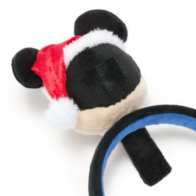 Mickey Mouse Santa Headband Mini Soft Toy &ndash; 11cm
