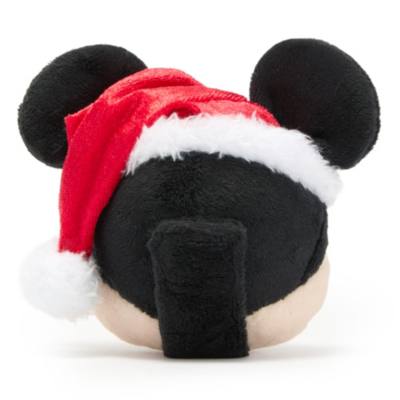Mickey Mouse Santa Headband Mini Soft Toy &ndash; 11cm