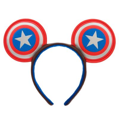 Captain America Mickey Mouse Ears Headband For Adults