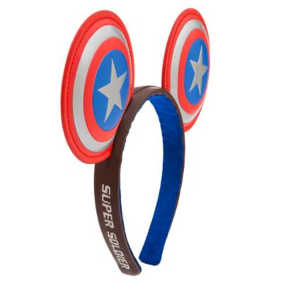 Captain America Mickey Mouse Ears Headband For Adults