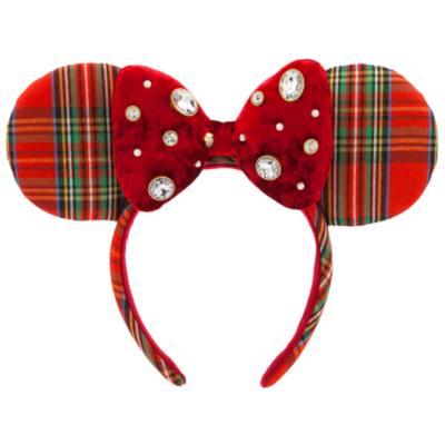 Diadema orejas a cuadros Minnie Mouse para adultos, Disney Parks