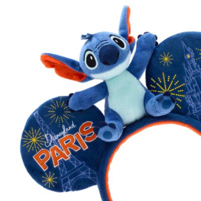 Disneyland Paris Stitch Ears Headband for Adults, Lilo & Stitch