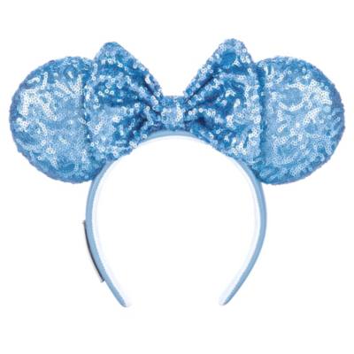 Loungefly Minnie Mouse Blue Hydrangea Colour Story Ears Headband For Adults